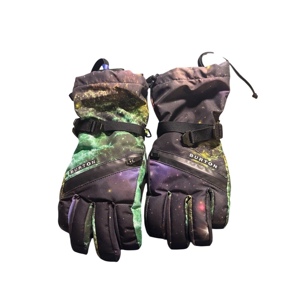 Burton Vent Kids Gloves painted planets Youth Skiing Size large